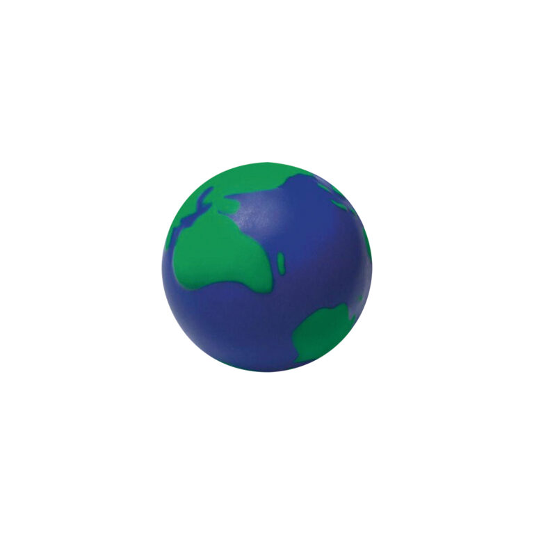 Pelota Antiestrés Con Mapa Del Mundo - Diámetro 7 Cm, Plástico Suave, Ideal Para Relajarse